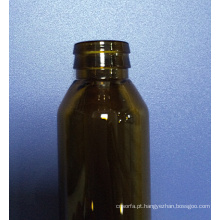 Boca de lock-up Amber frasco de vidro Tubular para embalagem médica